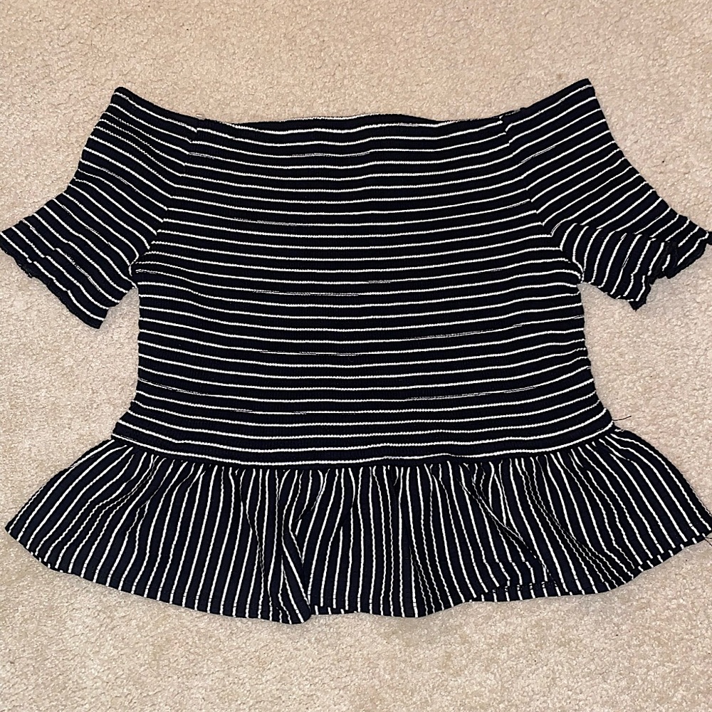 Who What Wear Striped Top